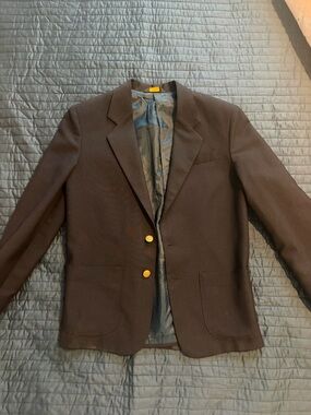 Boys Class Club Navy Blazer with Gold Buttons